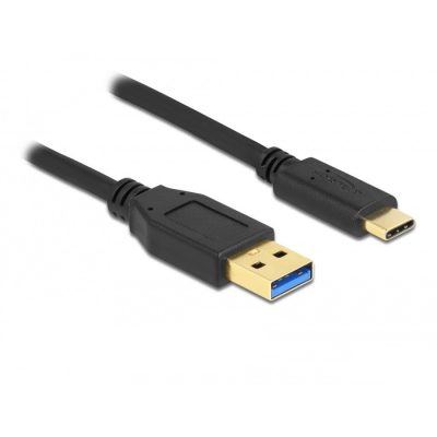 DeLOCK 84004 USB kábel 2 M USB 3.2 Gen 1 (3.1 Gen 1) USB A USB C Fekete