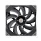 Thermaltake TOUGHFAN 14 Számítógép ház Ventilátor 14 cm Fekete 2 dB