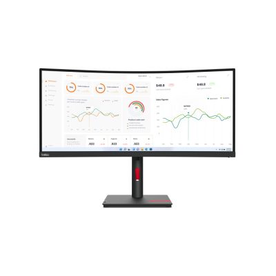 Lenovo ThinkVision T34w-30 LED display 86,4 cm (34") 3440 x 1440 pixelek Wide Quad HD Fekete