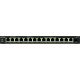 NETGEAR 16-Port High-Power PoE+ Gigabit Ethernet Plus Switch (231W) with 1 SFP port (GS316EPP) Vezérelt Gigabit Ethernet (10/100/1000) Ethernet-áramellátás (PoE) támogatása Fekete