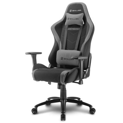 Sharkoon SKILLER SGS2 PC gamer szék Párnázott ülés Fekete, Szürke
