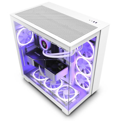 NZXT H9 All white Midi Tower Fehér