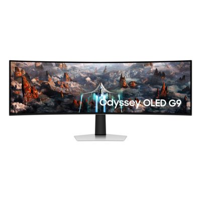 Samsung Odyssey S49CG934SU számítógép monitor 124,5 cm (49") 5120 x 1440 pixelek DQHD OLED Ezüst