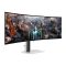 Samsung Odyssey S49CG934SU számítógép monitor 124,5 cm (49") 5120 x 1440 pixelek DQHD OLED Ezüst