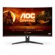 AOC G2 C32G2ZE/BK számítógép monitor 80 cm (31.5") 1920 x 1080 pixelek Full HD LED Fekete, Vörös