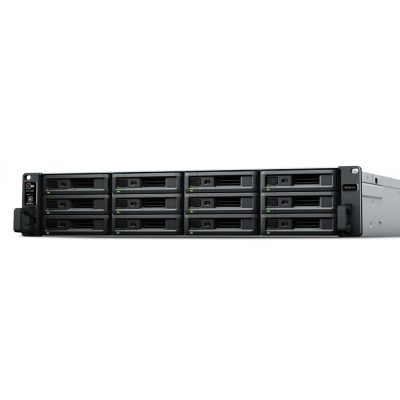 Synology RackStation RS3621XS+ tárolószerver Rack (2U) Ethernet/LAN csatlakozás Fekete D-1541