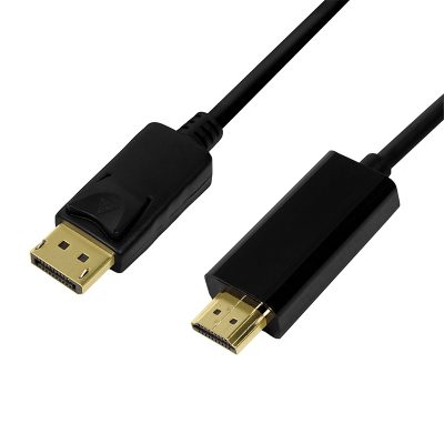 LogiLink CV0126 video átalakító kábel 1 M DisplayPort HDMI A-típus (Standard) Fekete