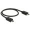 DeLOCK 83570 USB kábel 0,3 M USB 2.0 USB B Fekete