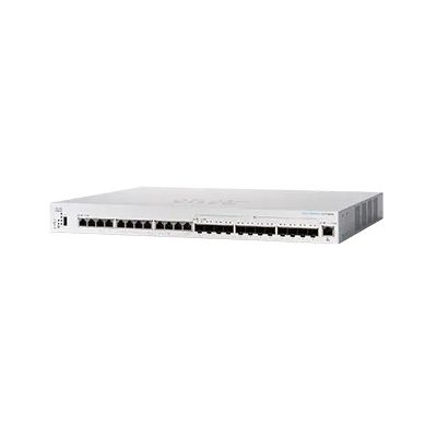 Cisco CBS350 Vezérelt L3 10G Ethernet (100/1000/10000) 1U Fekete, Szürke
