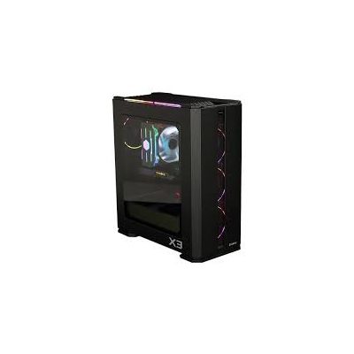Zalman X3 BLACK számítógép ház Midi Tower Fekete