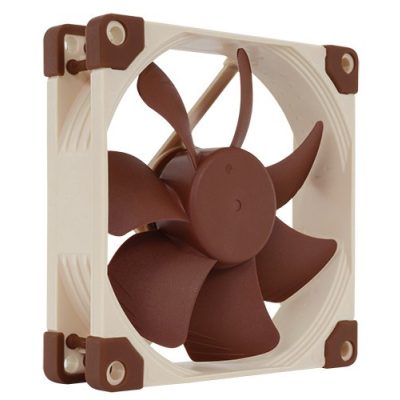 Noctua NF-A9 FLX számítógépes hűtőrendszer Számítógép ház Ventilátor 9,2 cm Bézs, Barna