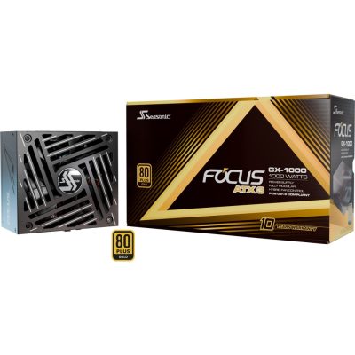 Seasonic FOCUS GX-1000-V4 1000W ATX3.1 fekete 80 Plus Gold