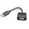 Gembird A-DPM-DVIF-002 video átalakító kábel 0,1 M DisplayPort DVI Fekete