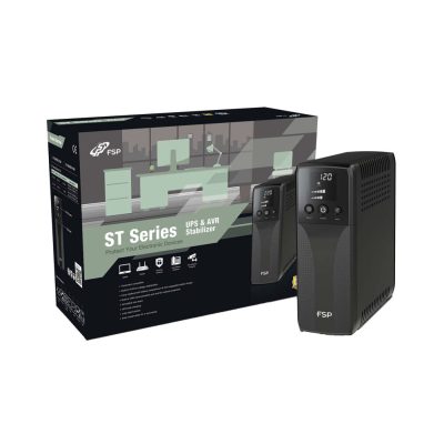 FSP ST 850 szünetmentes tápegység (UPS) Vonal interaktív 0,85 kVA 510 W 4 AC kimenet(ek)