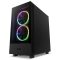 NZXT H5 Elite Midi Tower Fekete, Átlátszó