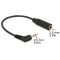 DeLOCK 0.175m 2.5mm/3.5mm audio kábel 0,175 M Fekete