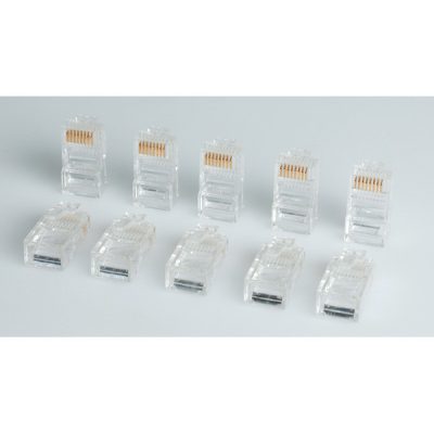 ROLINE Cat.5e Modular Plug, 8p8c, unshielded, for Stranded Wire 10 pcs.