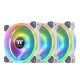 Thermaltake Riing Trio 12 RGB Radiator Fan White TT Premium Edition Univerzális Ventilátor 12 cm Fehér 3 dB