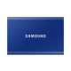 Samsung Portable SSD T7 1 TB USB C-típus 3.2 Gen 2 (3.1 Gen 2) Kék