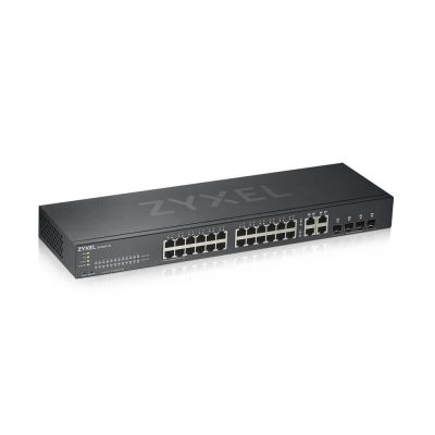Zyxel GS1920-24V2 Vezérelt Gigabit Ethernet (10/100/1000) Fekete