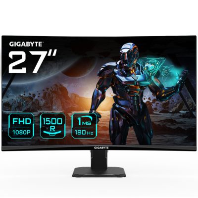 GIGABYTE GS27FC számítógép monitor 68,6 cm (27") 1920 x 1080 pixelek Full HD LCD Fekete