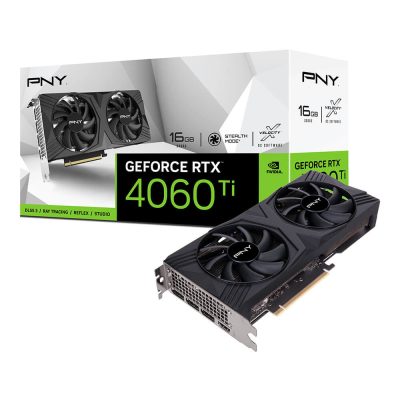 PNY VCG4060T16DFXPB1 videókártya NVIDIA GeForce RTX 4060 Ti 16 GB GDDR6