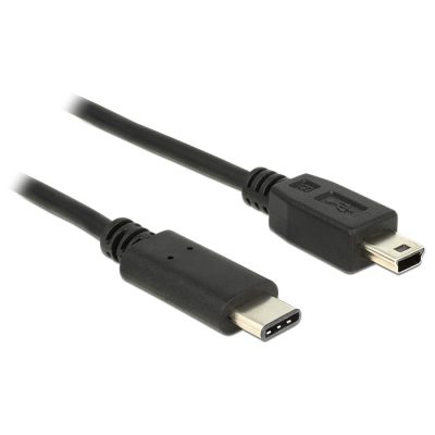 DeLOCK 83603 USB kábel 1 M USB 2.0 USB C Mini-USB B Fekete