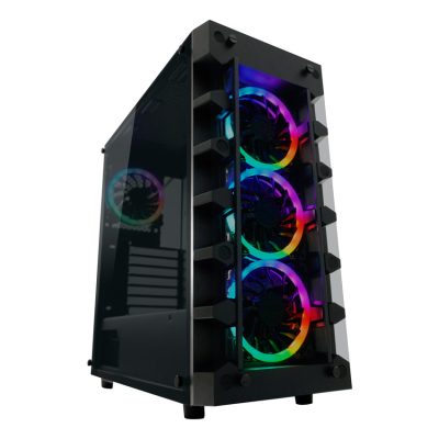 LC-Power Gaming 709B - Solar_System_X Midi Tower Fekete