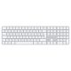 Apple Magic Keyboard (2024) Touch ID and Numeric Keypad Bluetooth Keyboard White HU