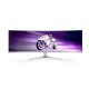 Philips Evnia 8000 49M2C8900/00 számítógép monitor 124,2 cm (48.9") 5120 x 1440 pixelek Dual QHD QDOLED Fehér