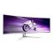 Philips Evnia 8000 49M2C8900/00 számítógép monitor 124,2 cm (48.9") 5120 x 1440 pixelek Dual QHD QDOLED Fehér