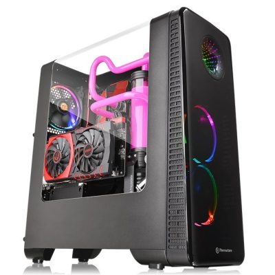 Thermaltake View 28 RGB Midi Tower Fekete