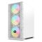 Savio Raptor White X1 ARGB Glass/Mesh White Computer Case Midi Tower Fehér