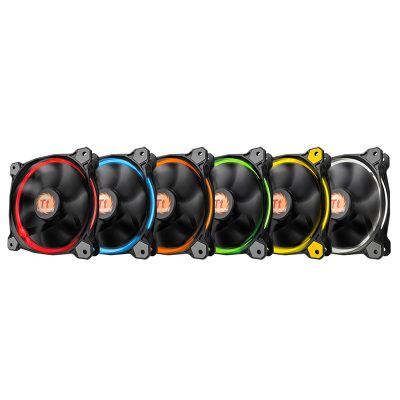 Thermaltake Riing 12 Számítógép ház Ventilátor 12 cm Fekete