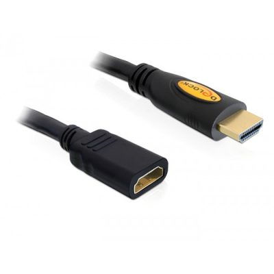 DeLOCK 1m HDMI HDMI kábel HDMI A-típus (Standard) Fekete