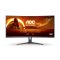 AOC G2 CU34G2XE/BK LED display 86,4 cm (34") 3440 x 1440 pixelek Wide Quad HD LCD Fekete, Vörös