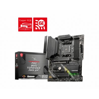 MSI MAG B550 TOMAHAWK MAX WIFI AMD B550 AM4 foglalat ATX