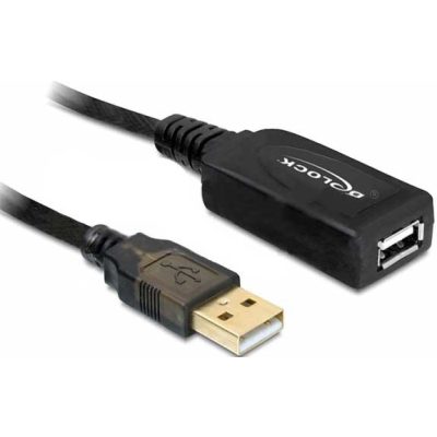 DeLOCK 20m USB 2.0 USB kábel Fekete