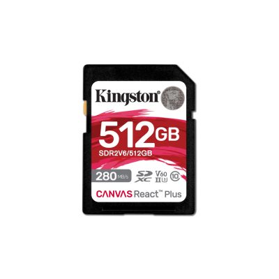 Kingston Technology Canvas React Plus 512 GB SDXC UHS-II Class 10