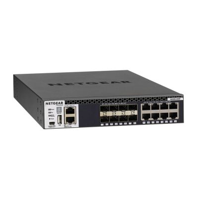 NETGEAR M4300-8X8F Vezérelt L3 10G Ethernet (100/1000/10000) 1U Fekete