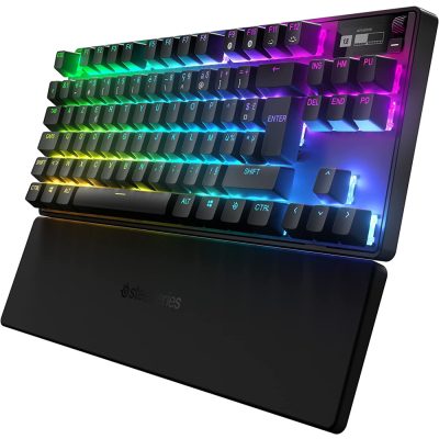 Steelseries Apex Pro TKL billentyűzet USB + RF Wireless + Bluetooth QWERTY Brit angol Fekete