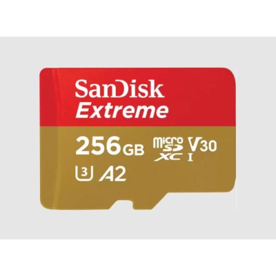 SanDisk Extreme 256 GB MicroSDXC UHS-I Class 3