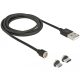 DeLOCK 85723 USB kábel 1,1 M USB 2.0 USB A USB C/Micro-USB B Fekete