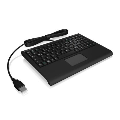 KeySonic ACK-3410 billentyűzet USB Amerikai angol Fekete