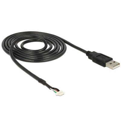 DeLOCK USB 2.0 A M / 5 pin V5 1.5m kamerakábel 1,5 M Fekete