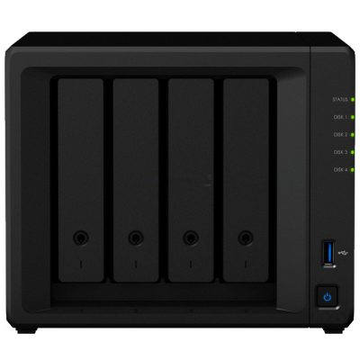 Synology DiskStation DS423+ tárolószerver NAS  (8U) Ethernet/LAN csatlakozás Fekete J4125