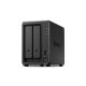 SYNOLOGY NAS 2 fiókos AMD Ryzen R1600 2x2,6GHz, 10GB DDR4 RAM, 2x1000Mbit, 1xUSB3.2Gen1 - DS723+10GB