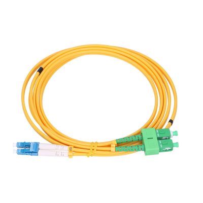 Extralink PATCHCORD SC/APC-LC/UPC SM G.652D DUPLEX 1M InfiniBand és száloptikai kábel 2x SC 2x LC FTTH Sárga