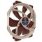 Noctua NOC-NF-A15-PWM Számítógép ház Ventilátor 14 cm Bézs, Barna 1 dB