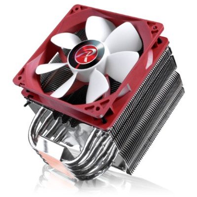 RAIJINTEK Themis Evo Processzor Hűtő 12 cm Fémes, Vörös, Fehér